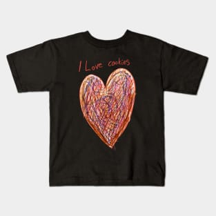 I love cookies Kids T-Shirt